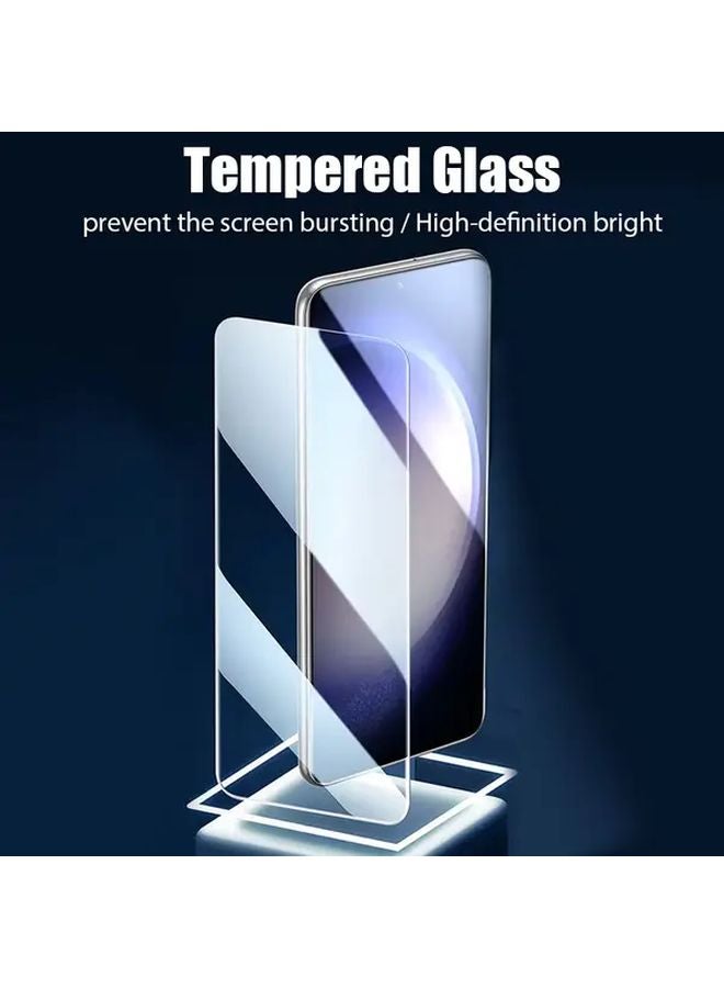 Galaxy S25 Tempered Glass Screen Protector 2 Pack Fingerprint Unlocking Full Coverage - Image 5